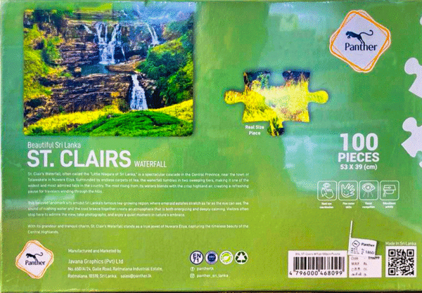 Beautiful Sri Lanka – St. Clairs Waterfall Puzzle