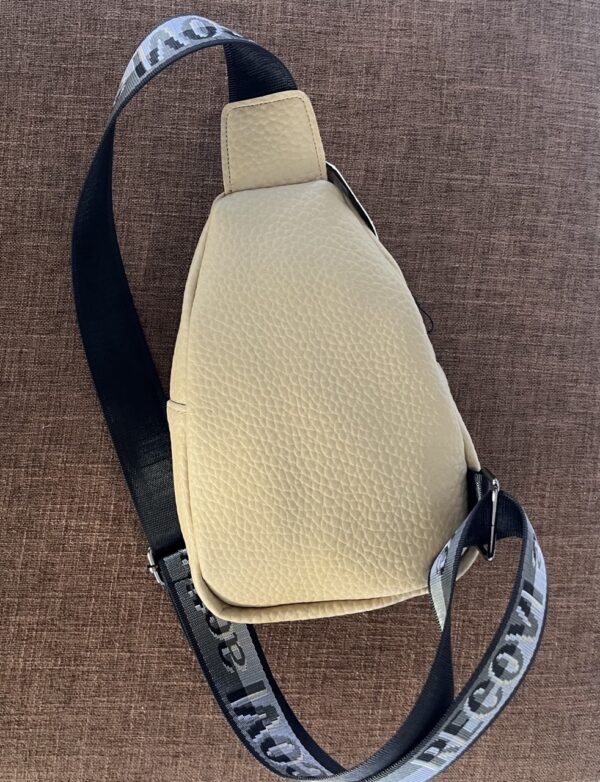 White leather sling bag Korean Style